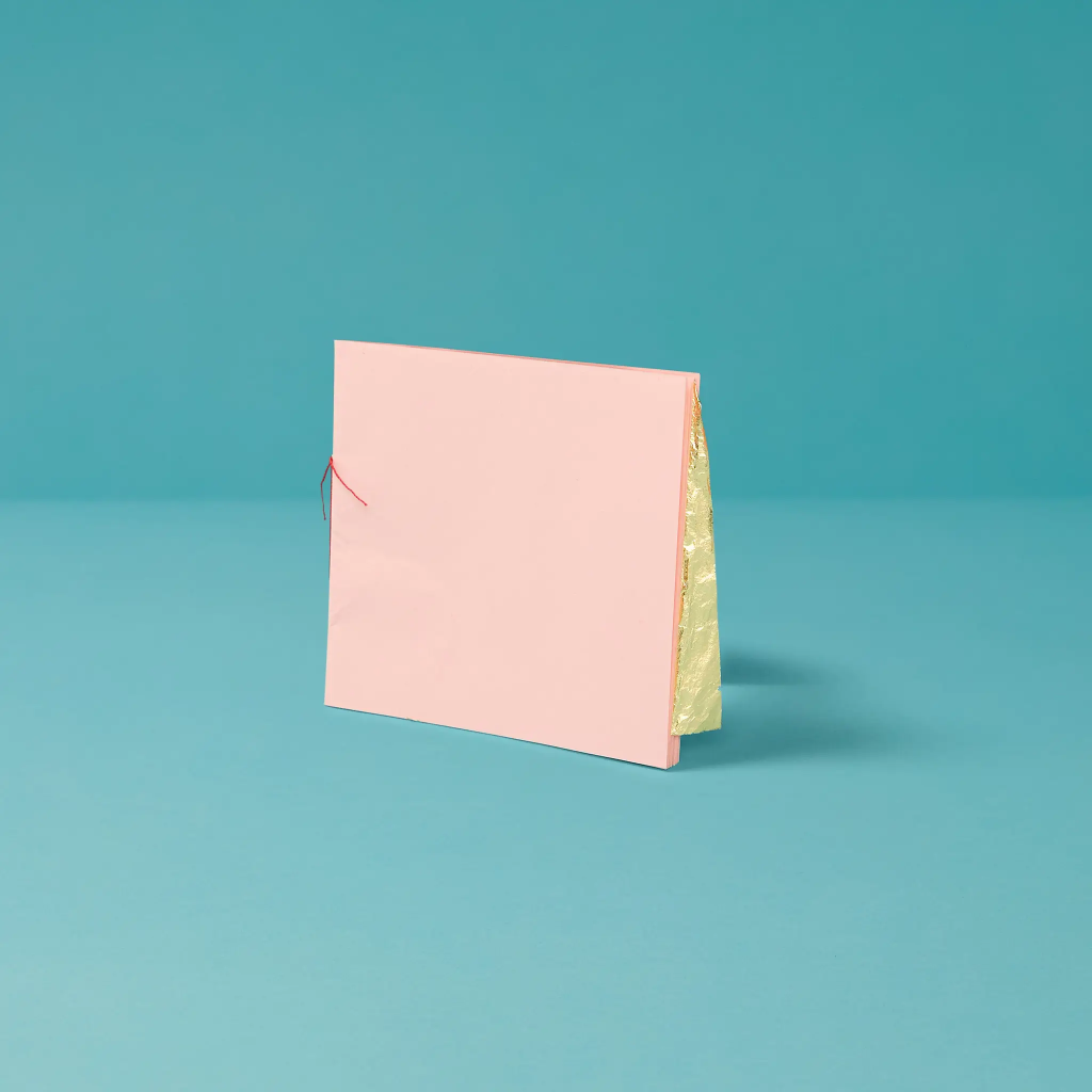 Feuilles or 23 carats alimentaire 1 carnet 25 feuilles 80×80 mm