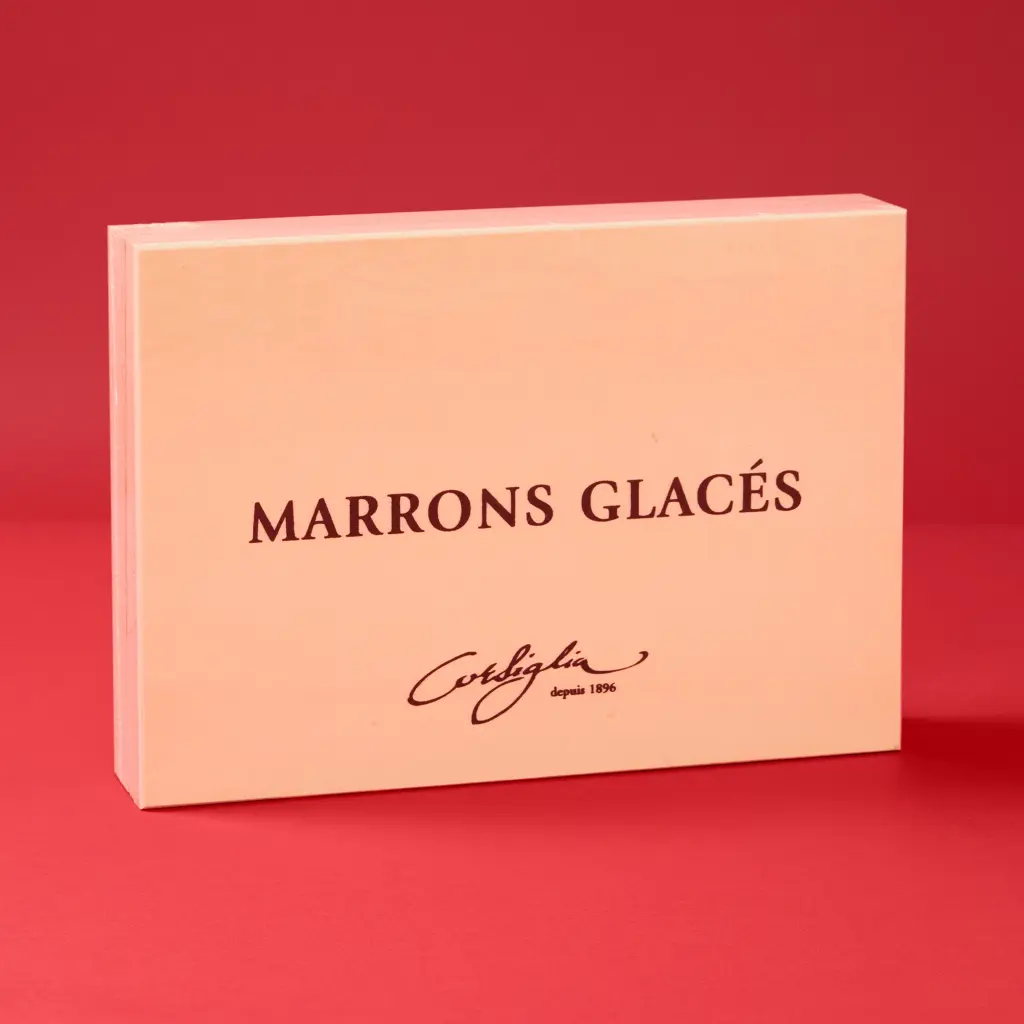 Boîte bois 8 marrons sous vide Corsiglia