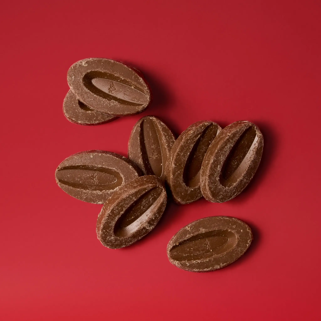 Chocolat caramélia 36% fève 250g Valrhona