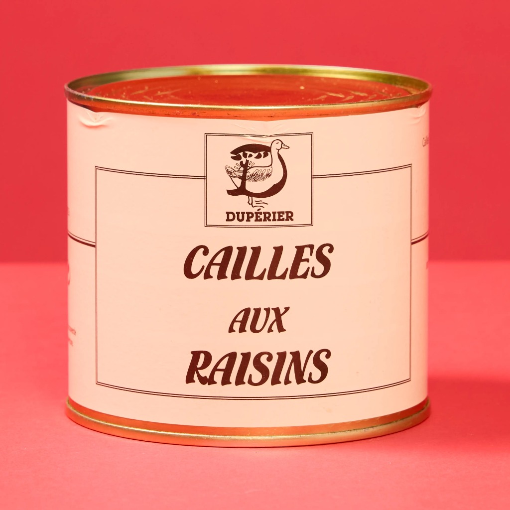Caille aux raisins (2 cailles)  600g    