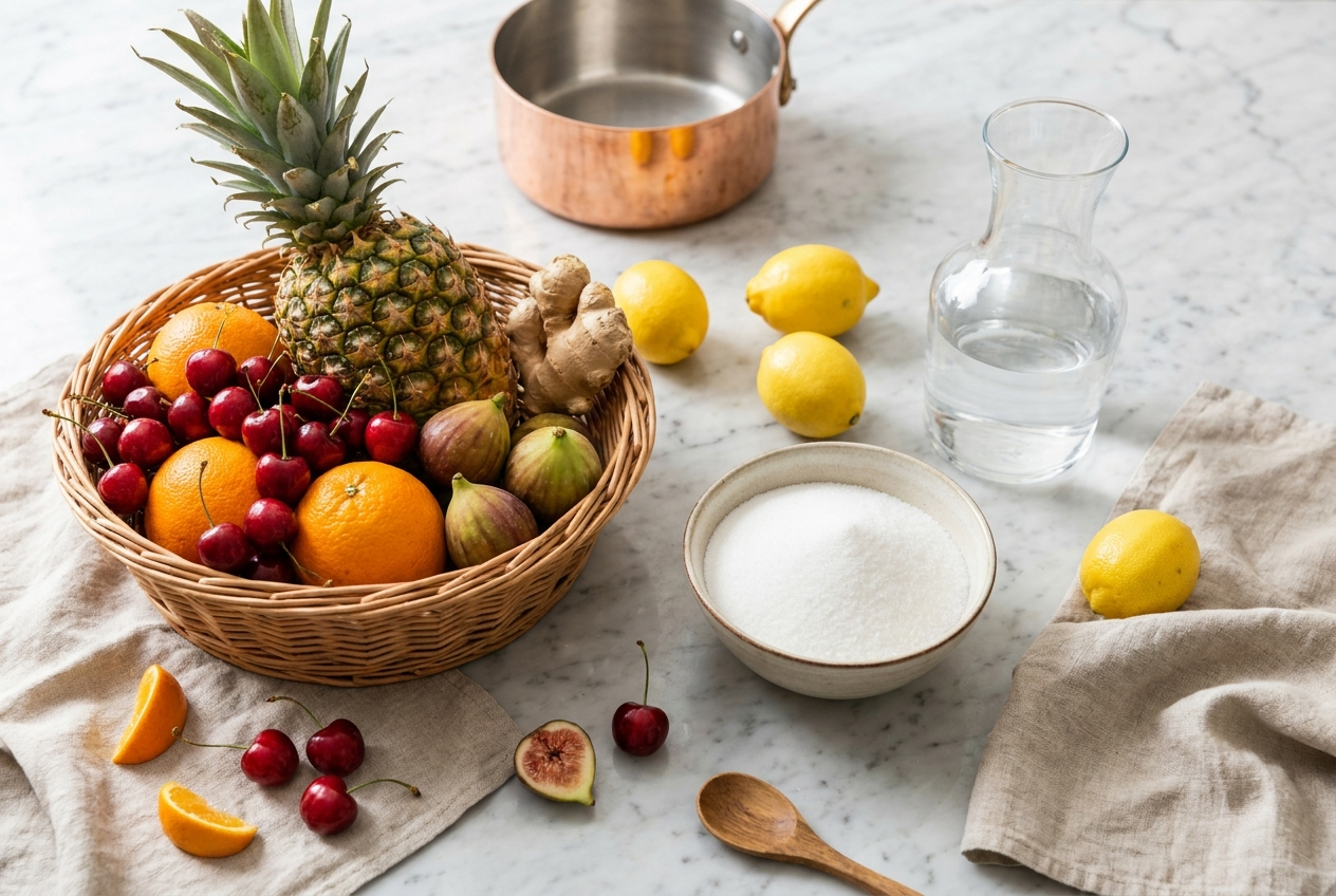 La recette des fruits confits maison - Fruits Confits Recette