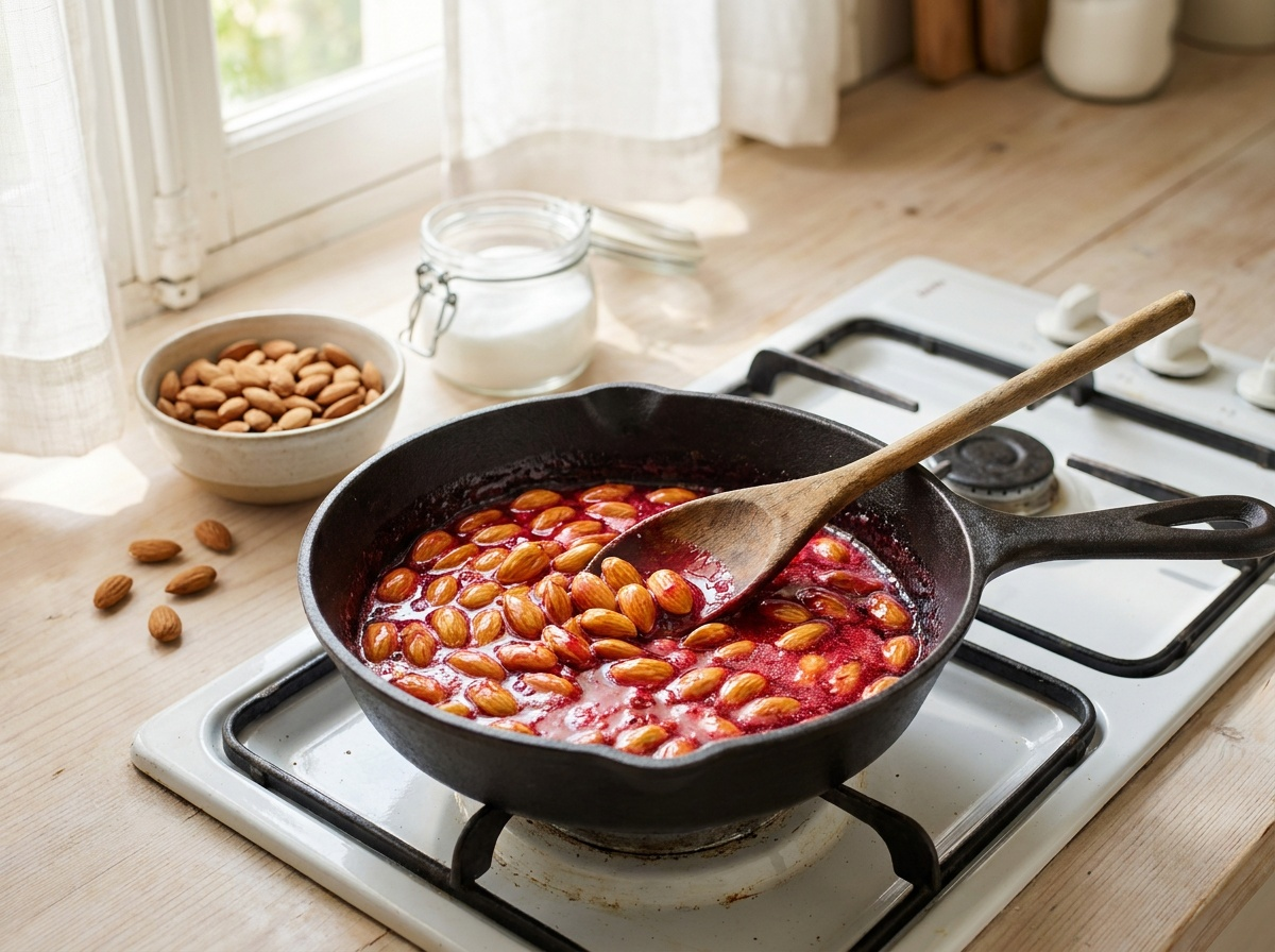 La recette des pralines roses maison - Pralines roses