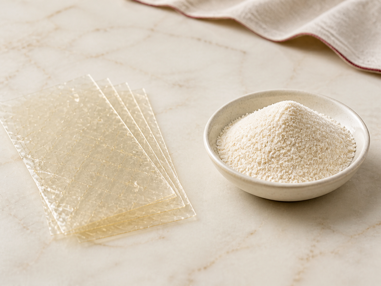 Comparatif détaillé des textures - Gélatine ou agar-agar