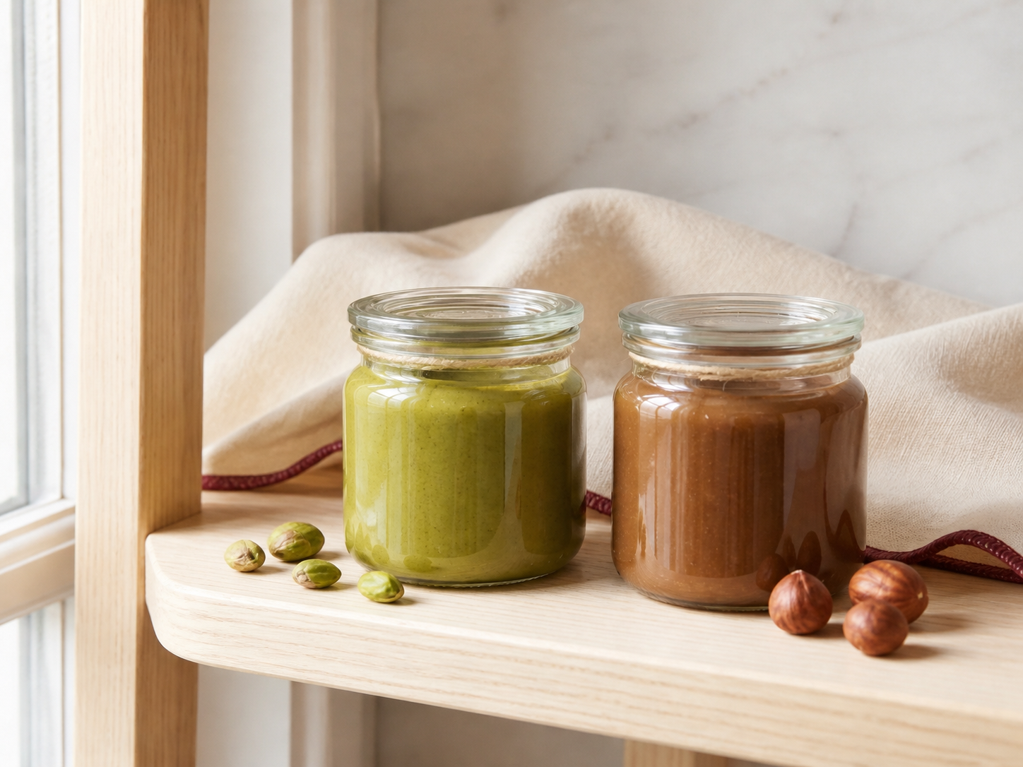 Conservation de la pâte de noisette et de la pâte de pistache - Pâte de noisette et pâte de pistache