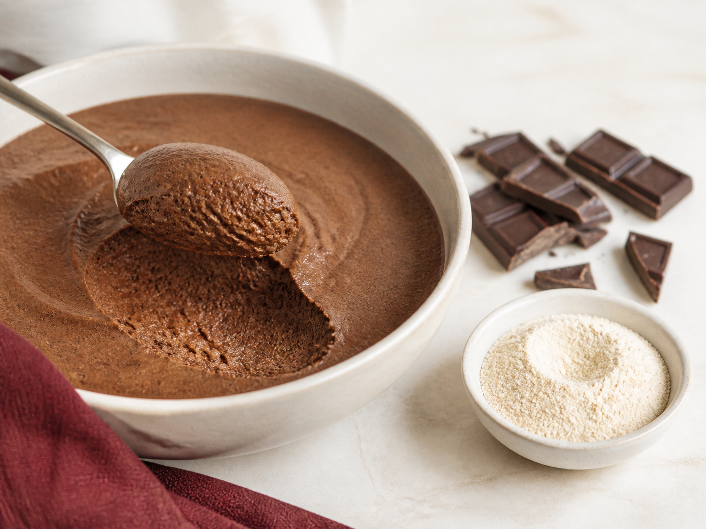 La mousse chocolat professionnelle - Lécithine de soja en pâtisserie