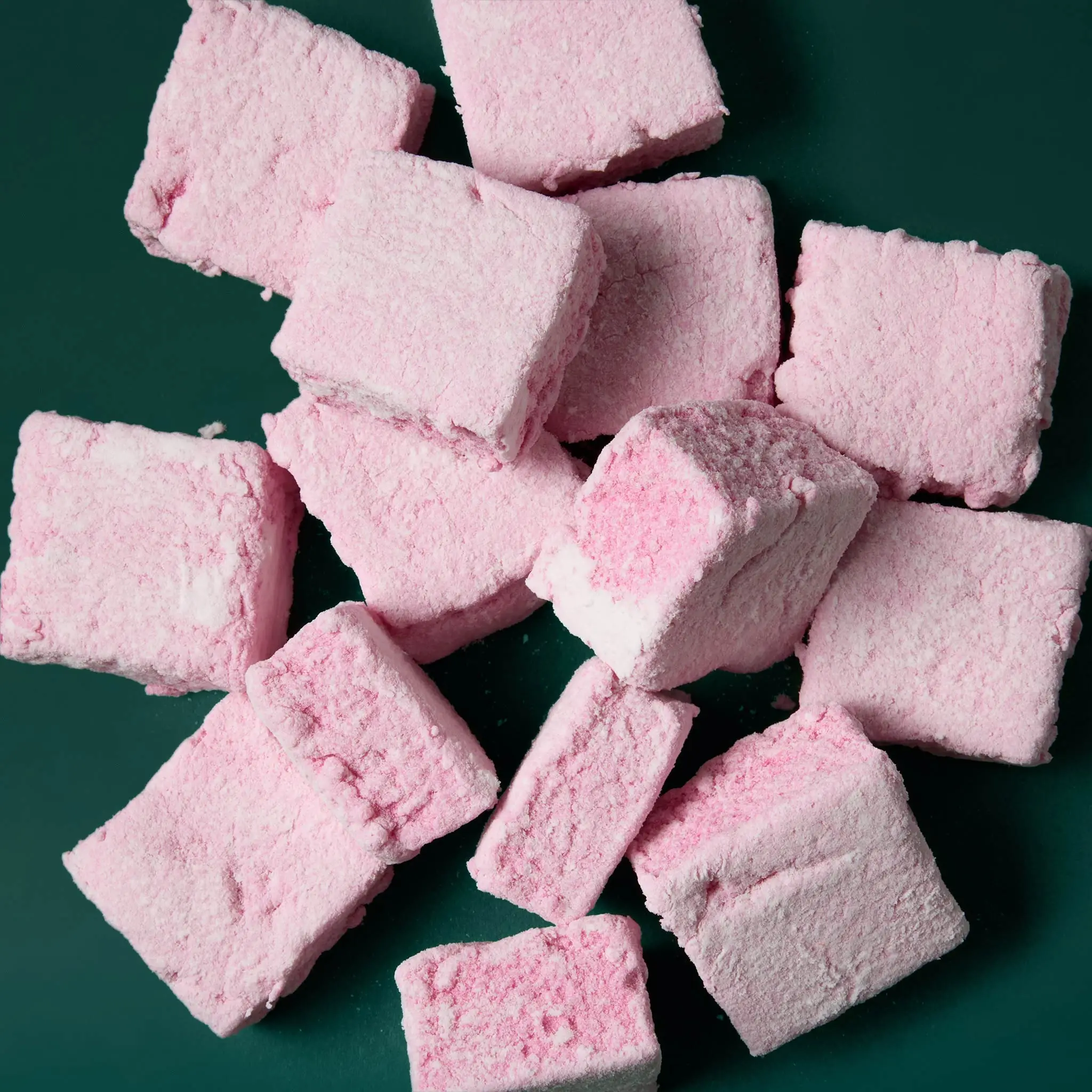 Raspberry marshmallow cube 500g - 1