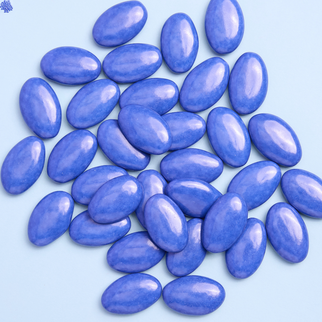 DRAGEE Chocolat 70% Bleu Marine 1kg    PECOU