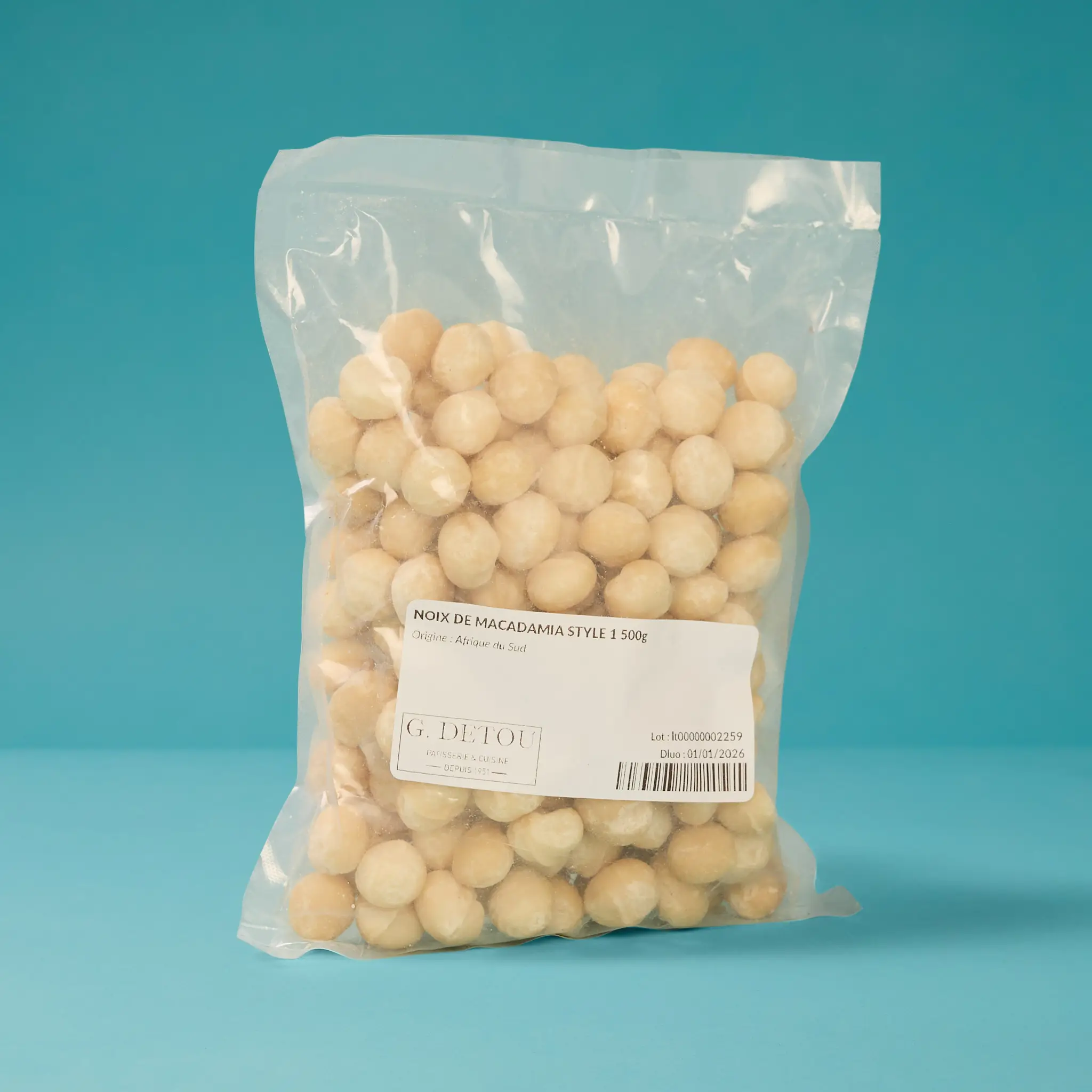 NOIX DE MACADAMIA STYLE 1  500g