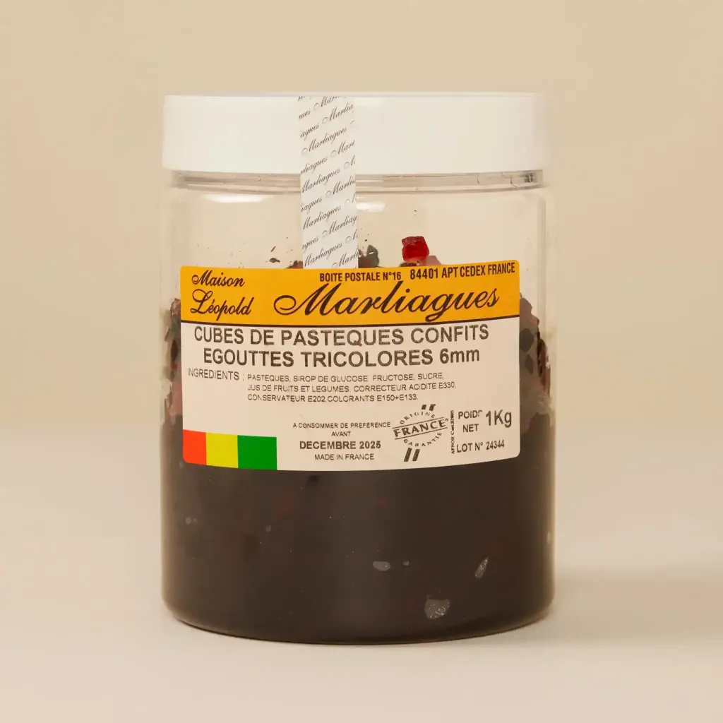 Finely chopped vegetable cubes 6mm 1kg Marliagues