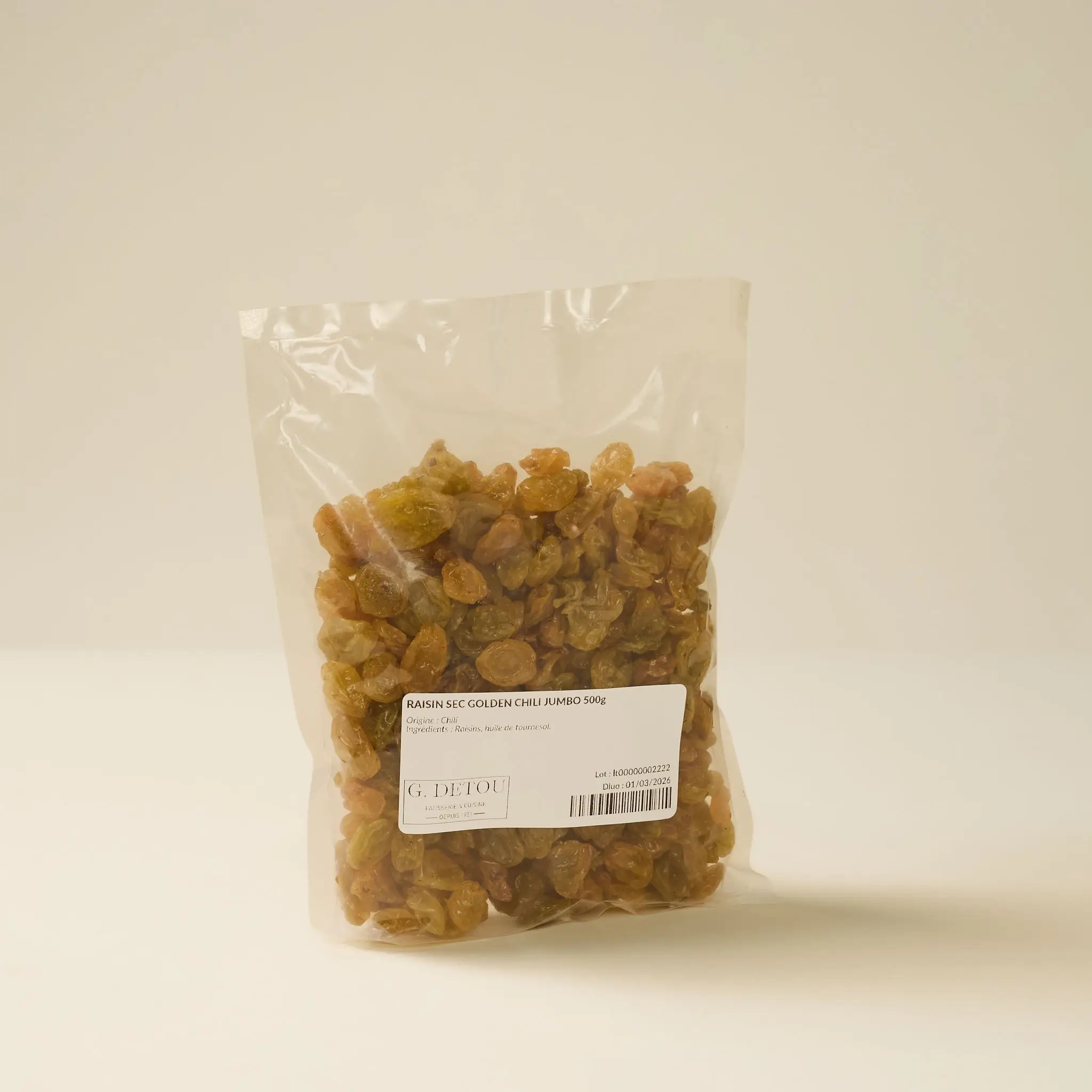 RAISIN SEC GOLDEN CHILI JUMBO 500g