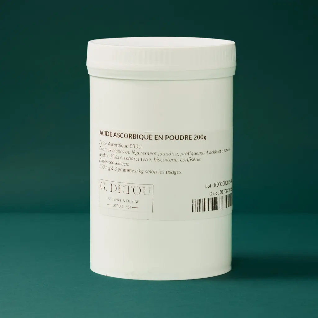 Acide ascorbique en poudre 200g