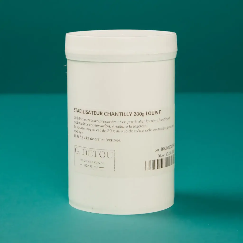 Louis Francois Whipped Cream Stabilizer, 200g Jar