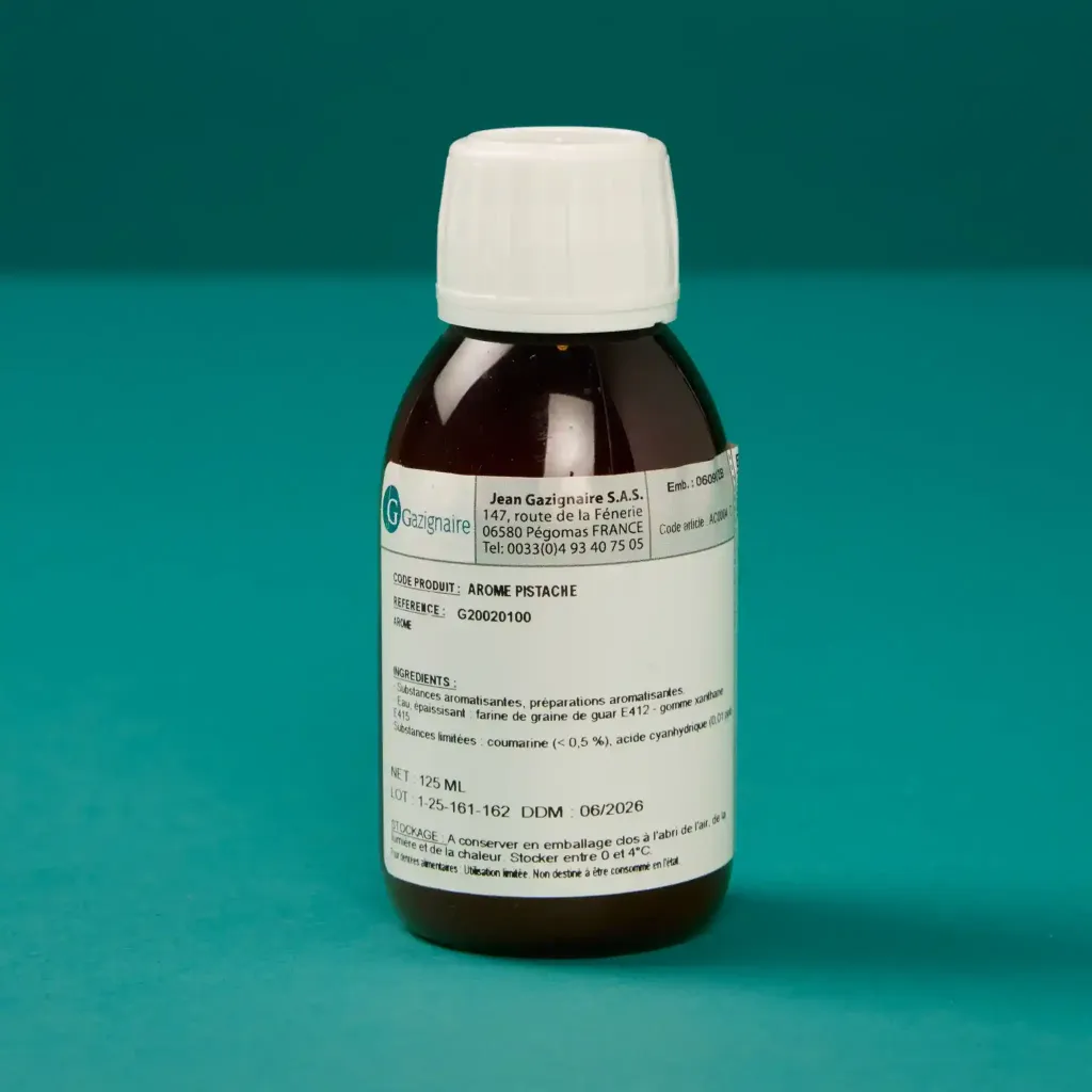 Arôme de pistache sans alcool 1/8L gazignaire
