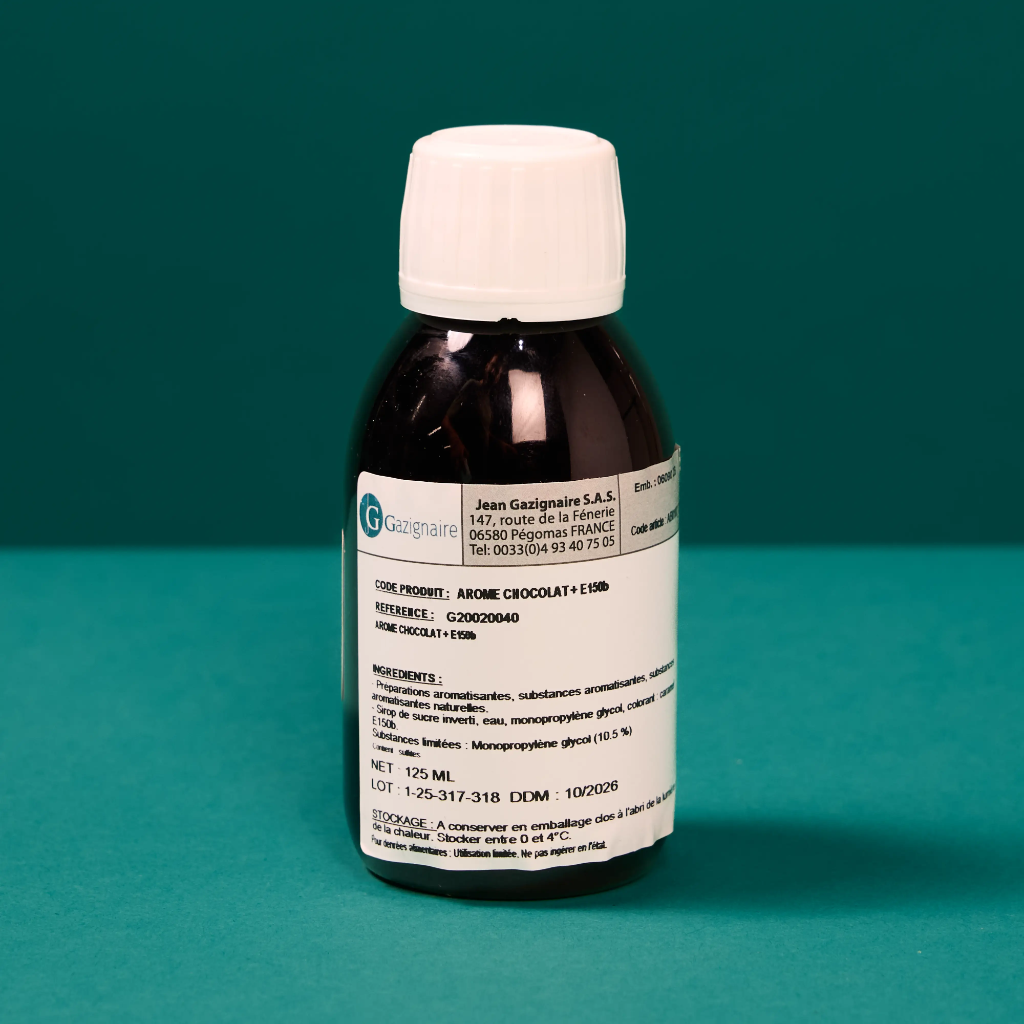 Chocolate flavored, alcohol-free, 125 ml, Gazignaire