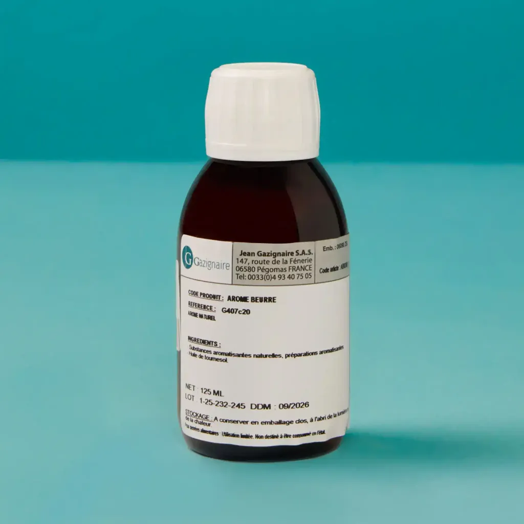 Alcohol-free butter flavoring 1/8L gas cylinder