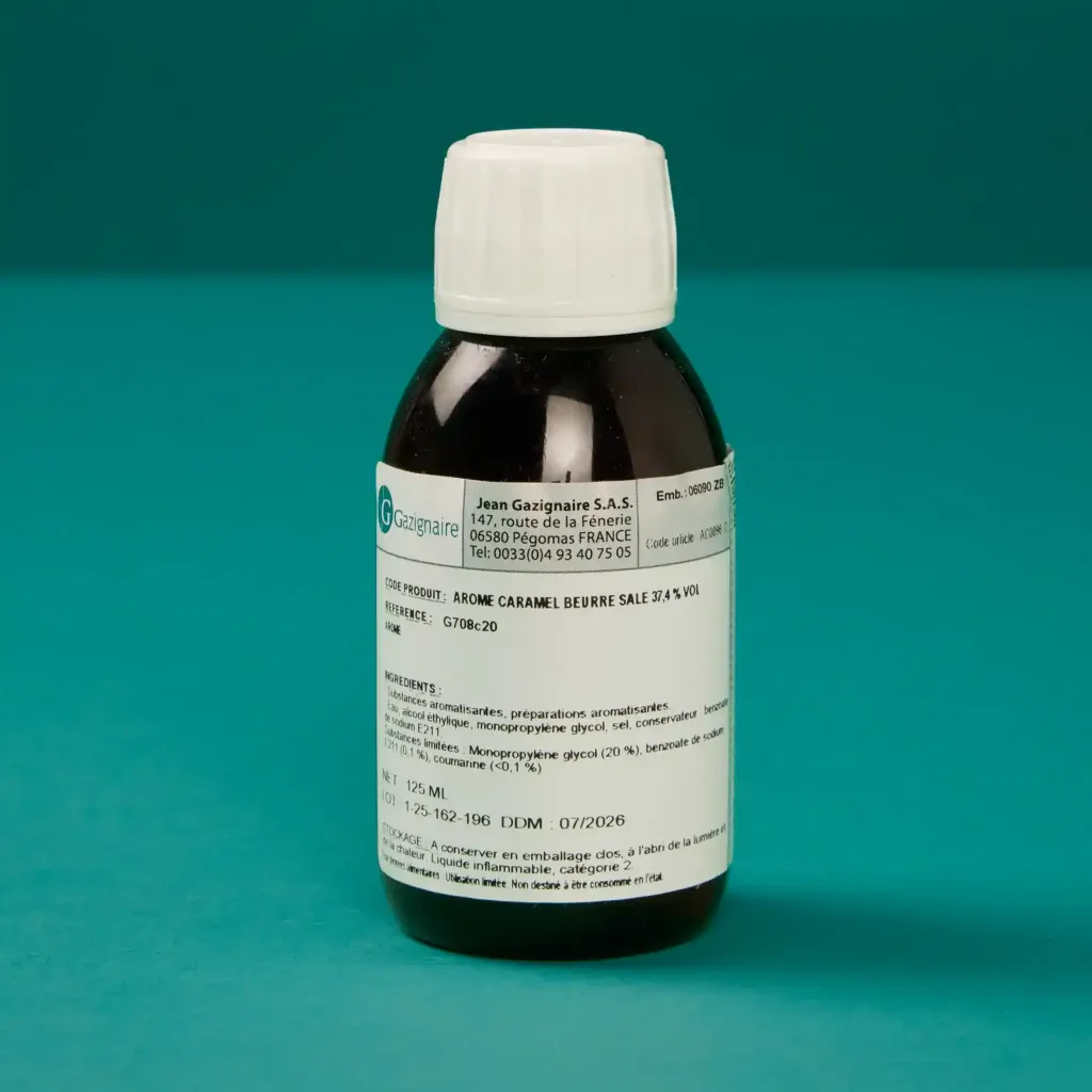 Arôme caramel beurre salé 1/8L gazignaire
