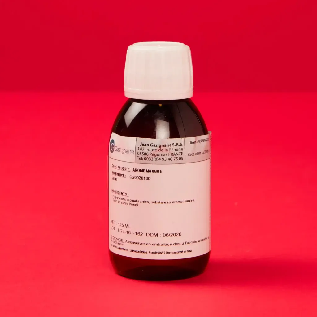 Alcohol-free mango flavoring 1/8L gas cylinder