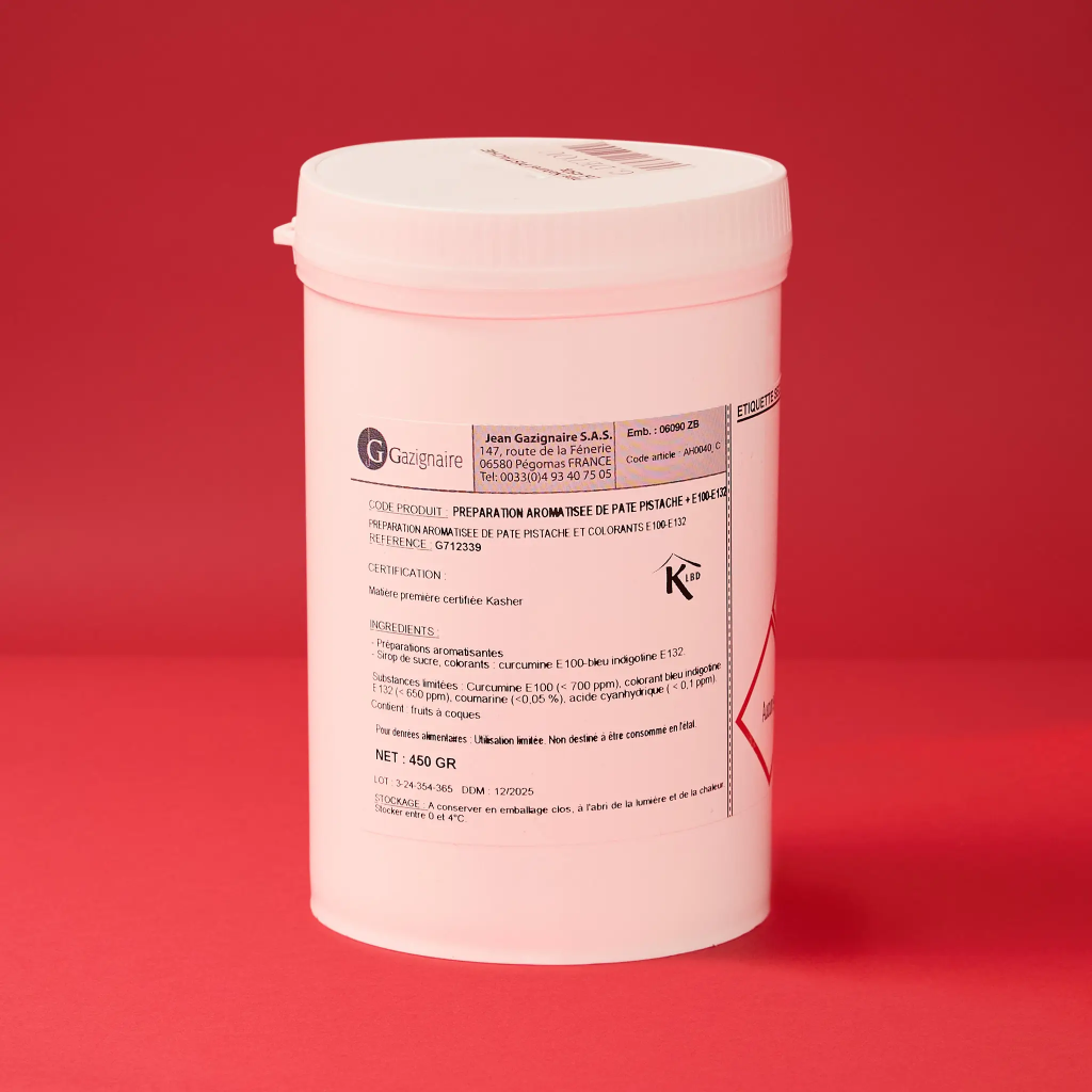 Natural colored pistachio paste 450g