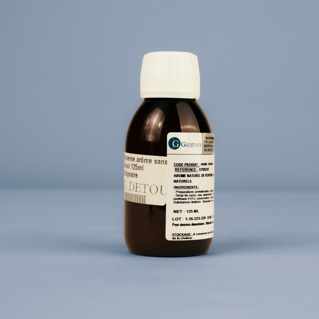 Verveine arôme sans alcool 125ml Gazignaire