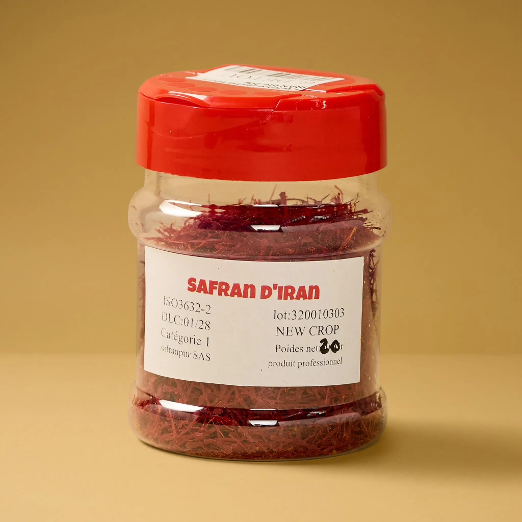 Safran pistil 100% Iran grade A boîte 20g