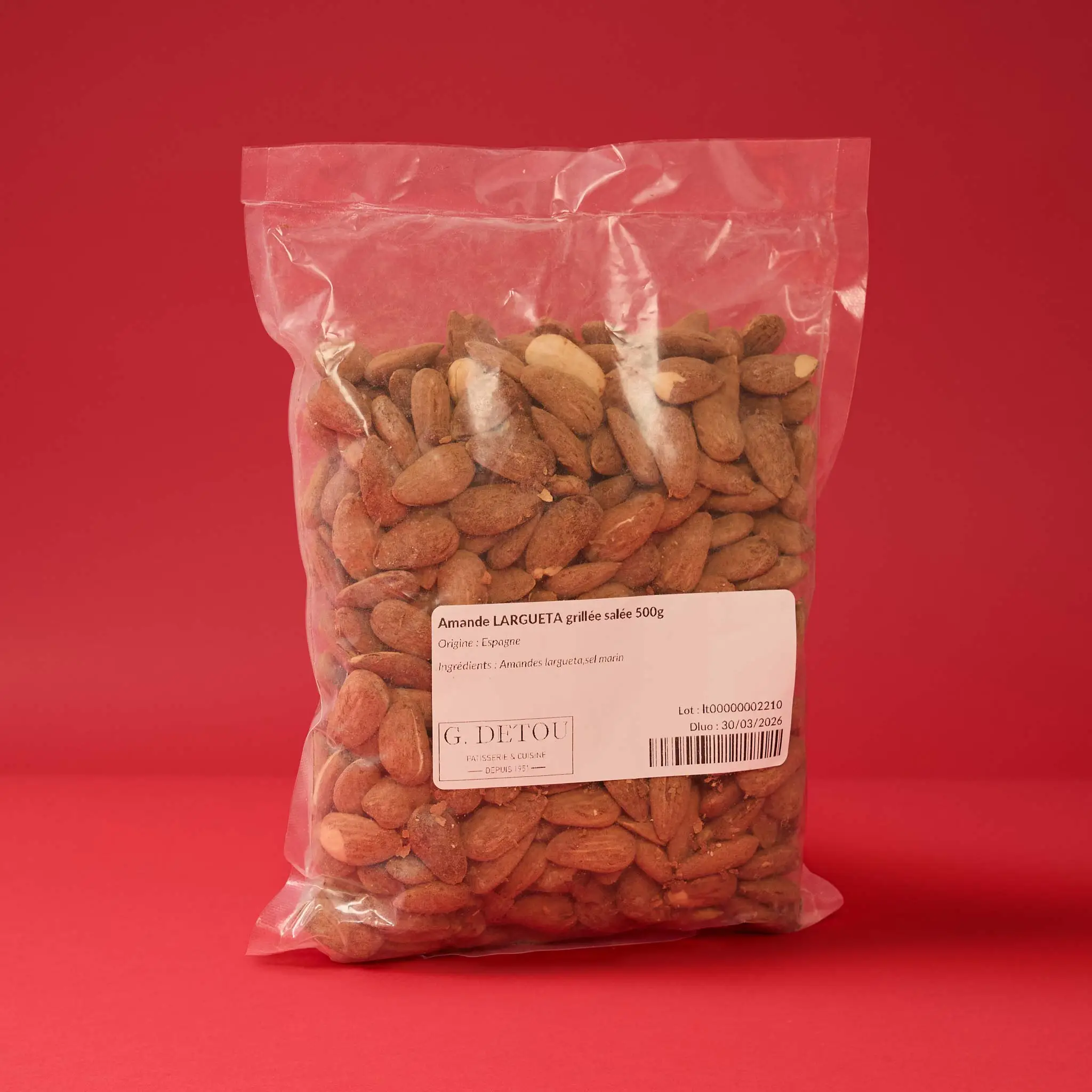 Amande LARGUETA grillée salée 500g