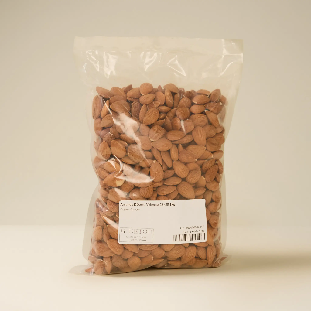Shelled Valencia almonds 36/38 1kg