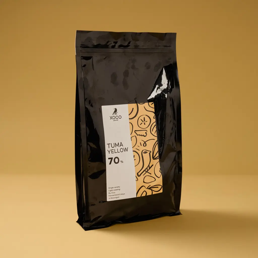 Dark chocolate Xoco Tuma Yellow 70% Nicaragua 1kg