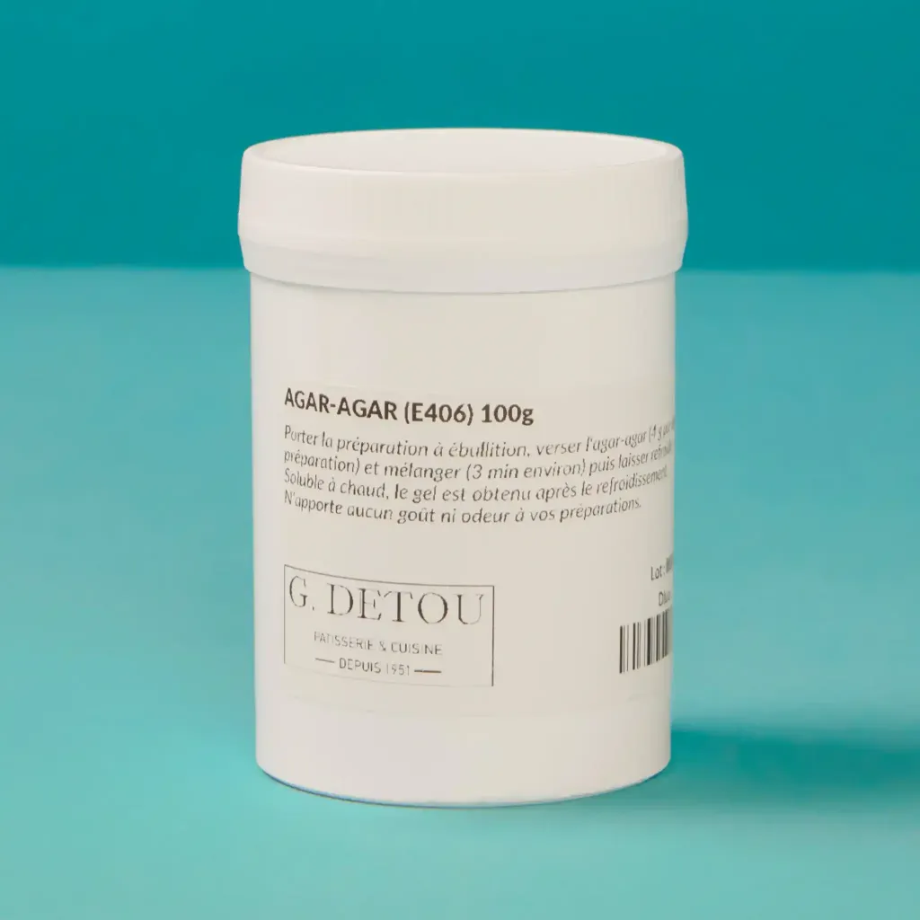 Agar-agar (e406) pot of 100g louis francois