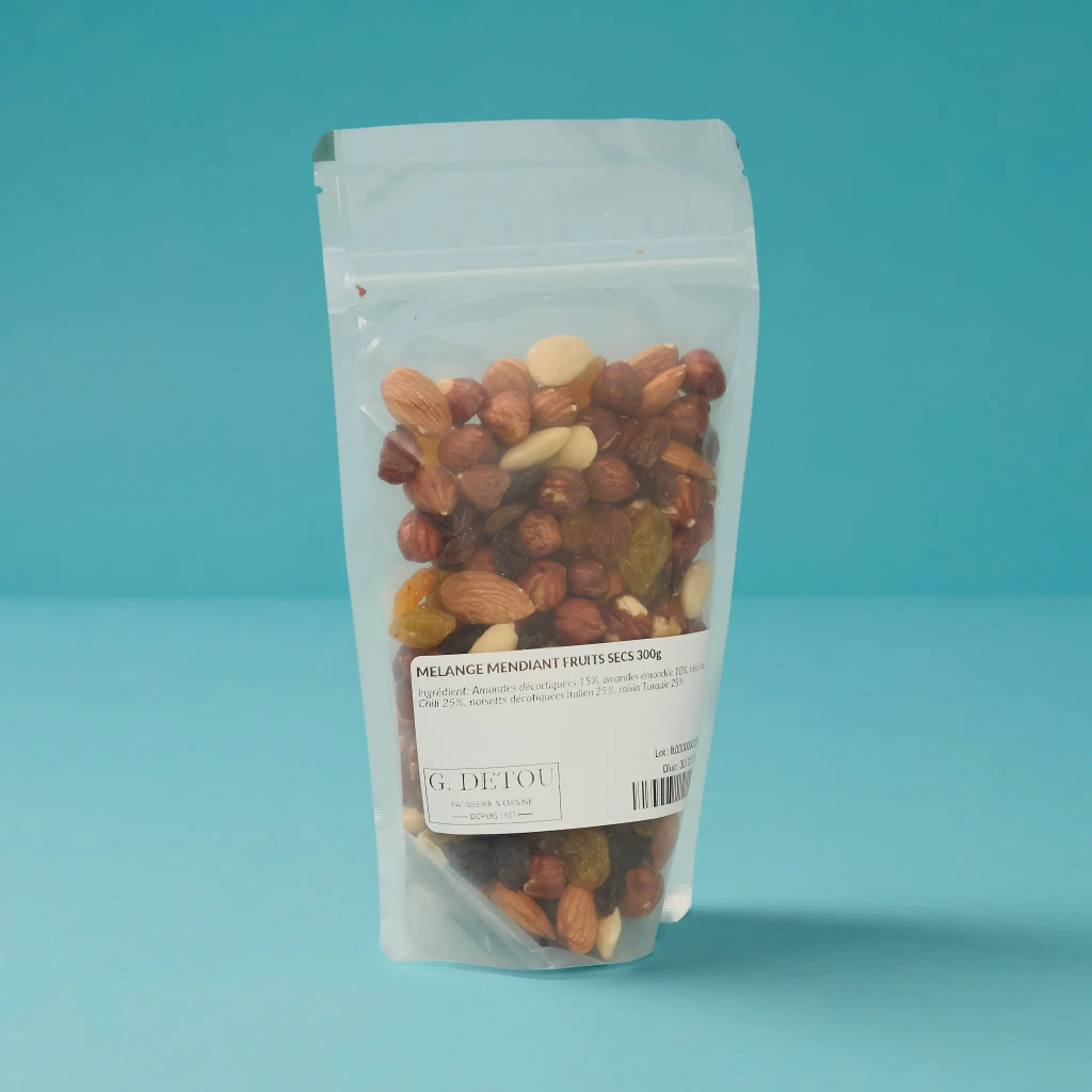 Mélange mendiant fruits secs 300g