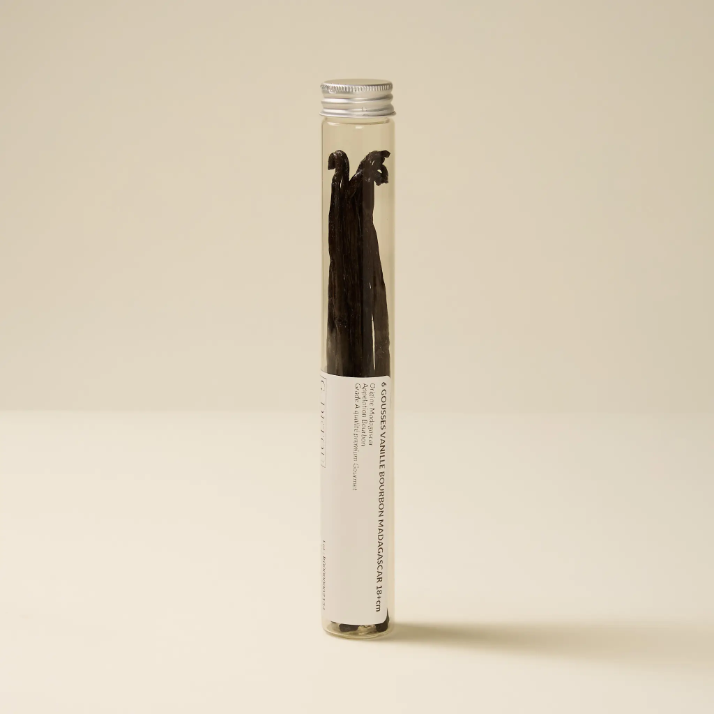 6 gousses vanille Bourbon Madagascar 18/20 cm gourmet