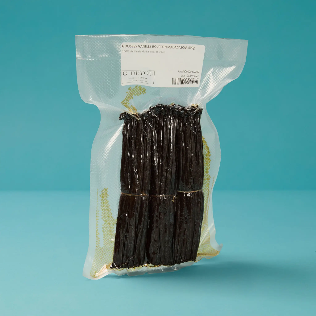 Gousses vanille Bourbon Madagascar 500g 18/20 cm gourmet