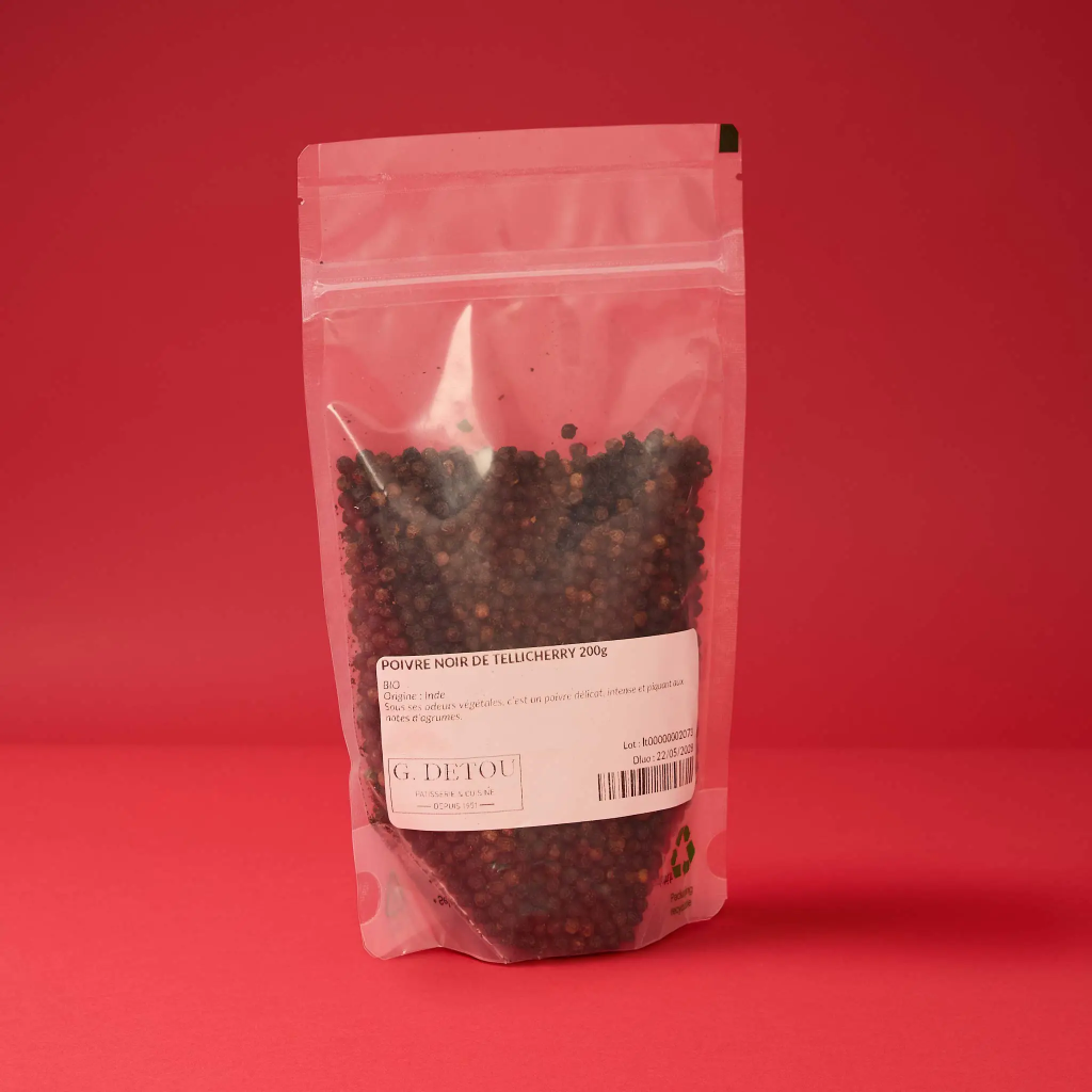 Poivre noir de Tellicherry 200g
