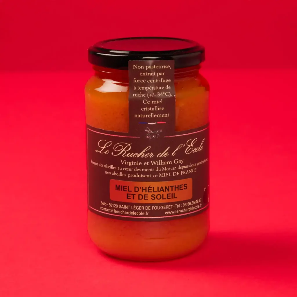 Sunflower and sunflower honey 500g apiary