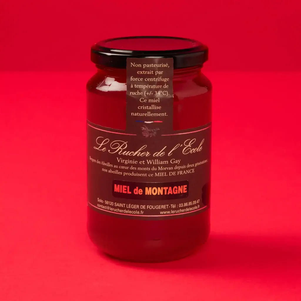 Miel de montagne rucher de l'école 500g