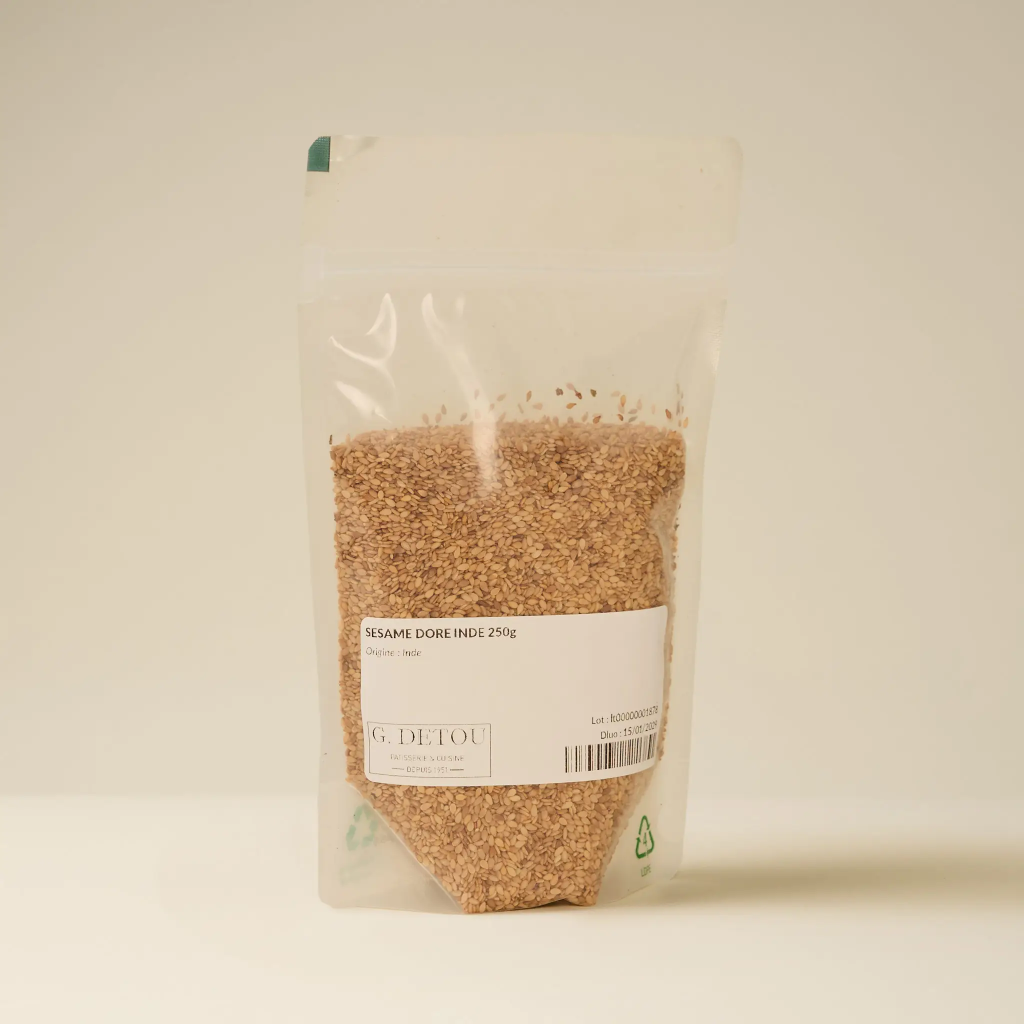 Golden Sesame Seeds from India 250g