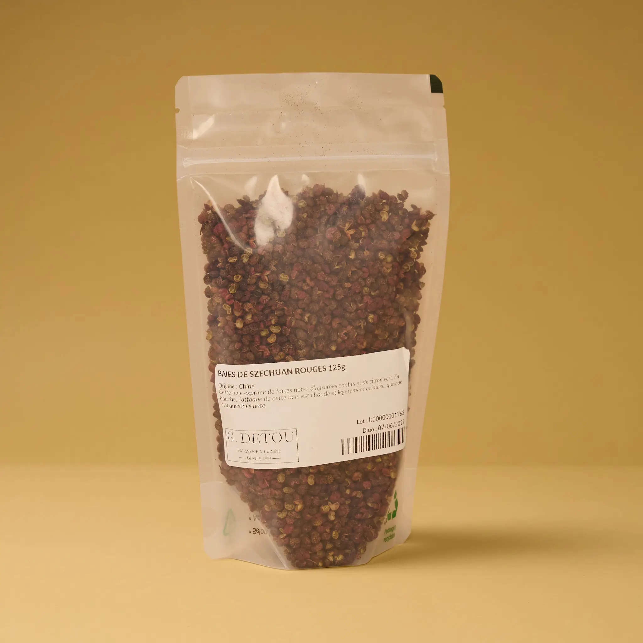 BAIES DE SZECHUAN ROUGES  125g