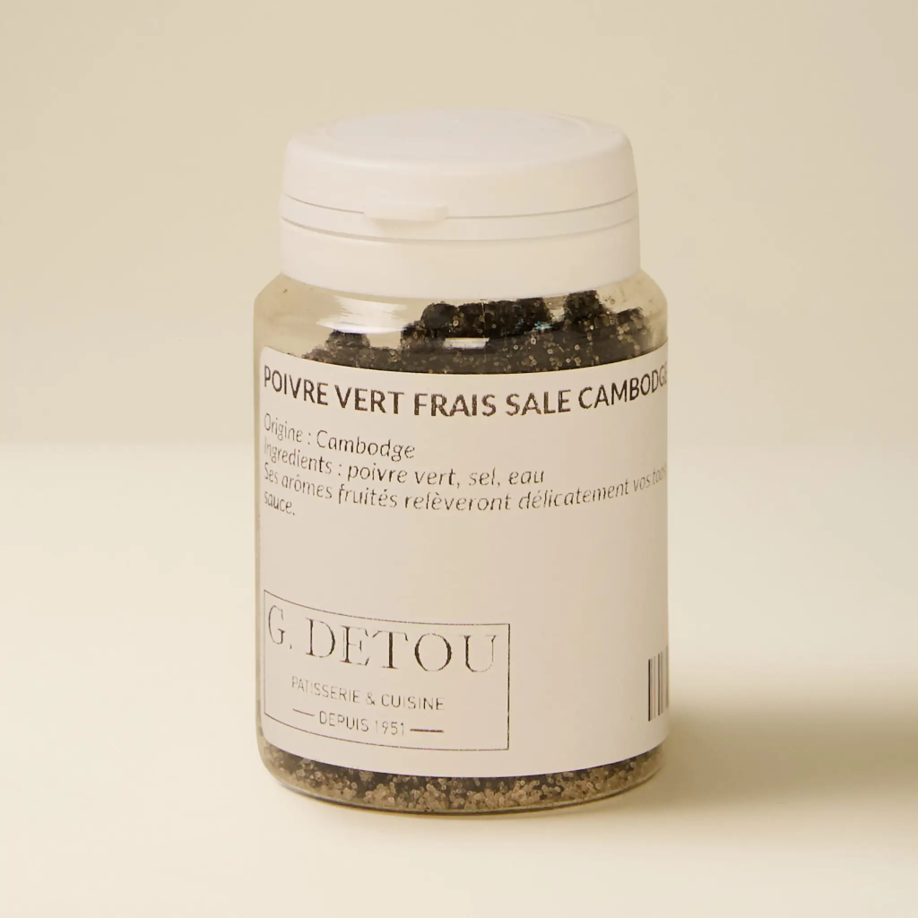 Poivre vert frais salé Cambodge 50g