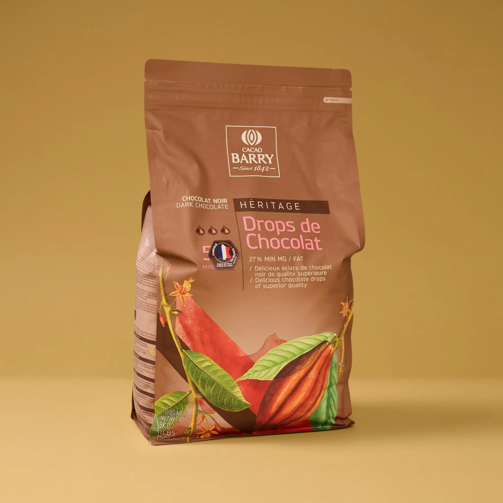 Drops chocolat pépites 7500 5kg Barry