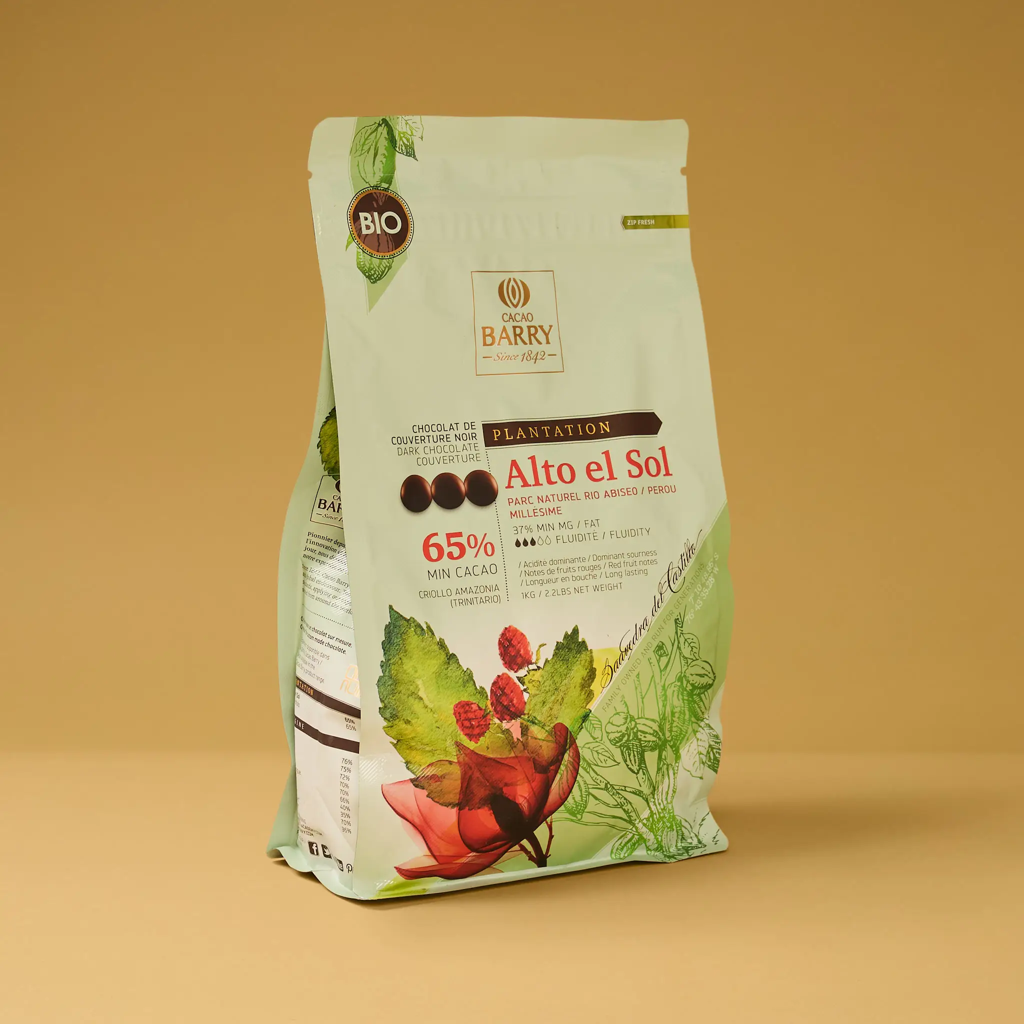 Pistole Alto el Sol bio noir 65% 1kg Barry