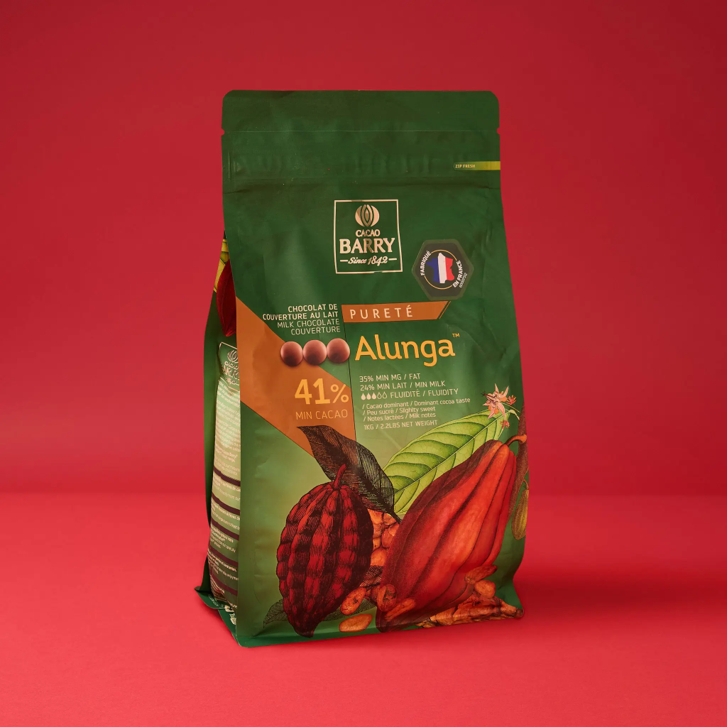 Alunga pure milk pistoles 41% 1kg Barry