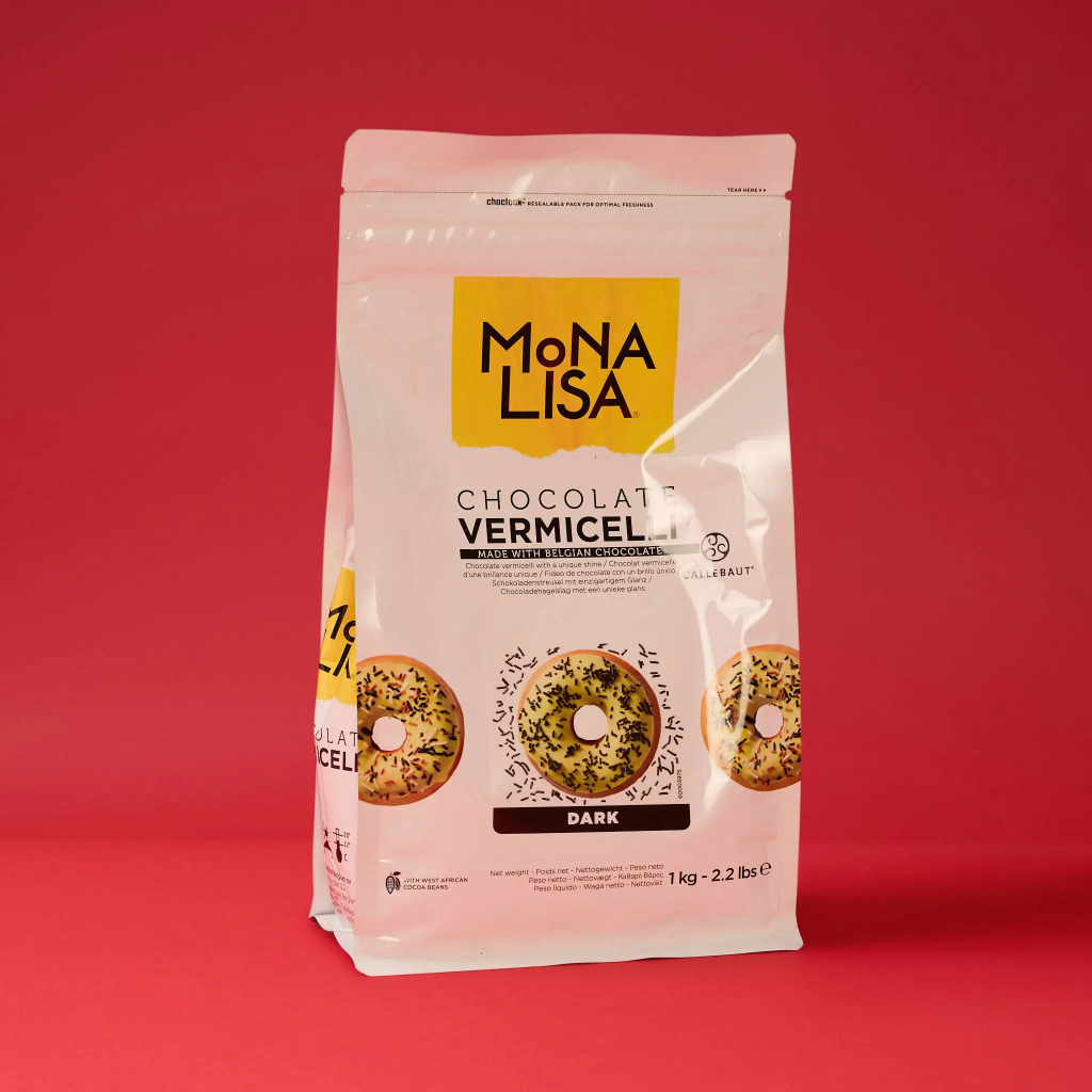 Fine dark chocolate vermicelli 1kg Barry