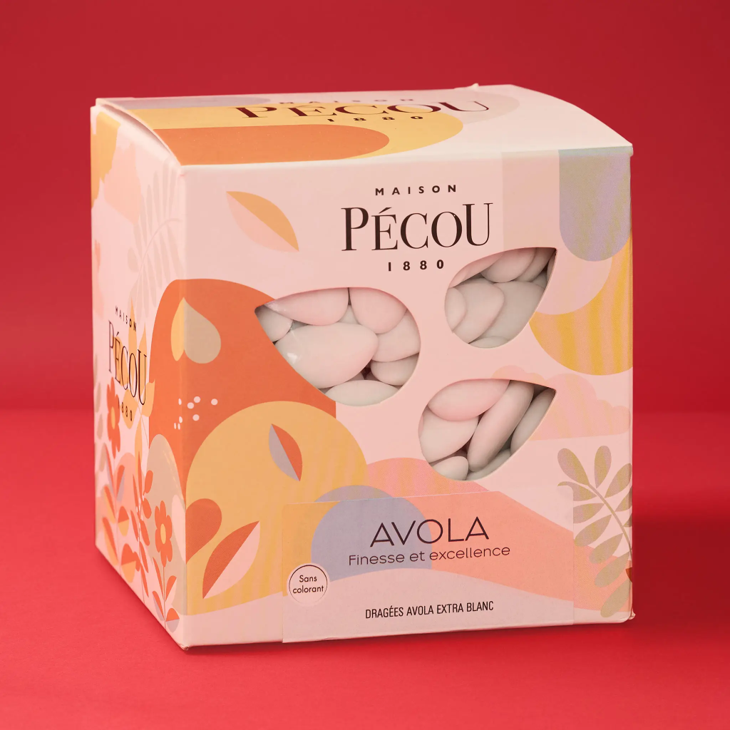 Extra white Avola dragees 1kg Pecou