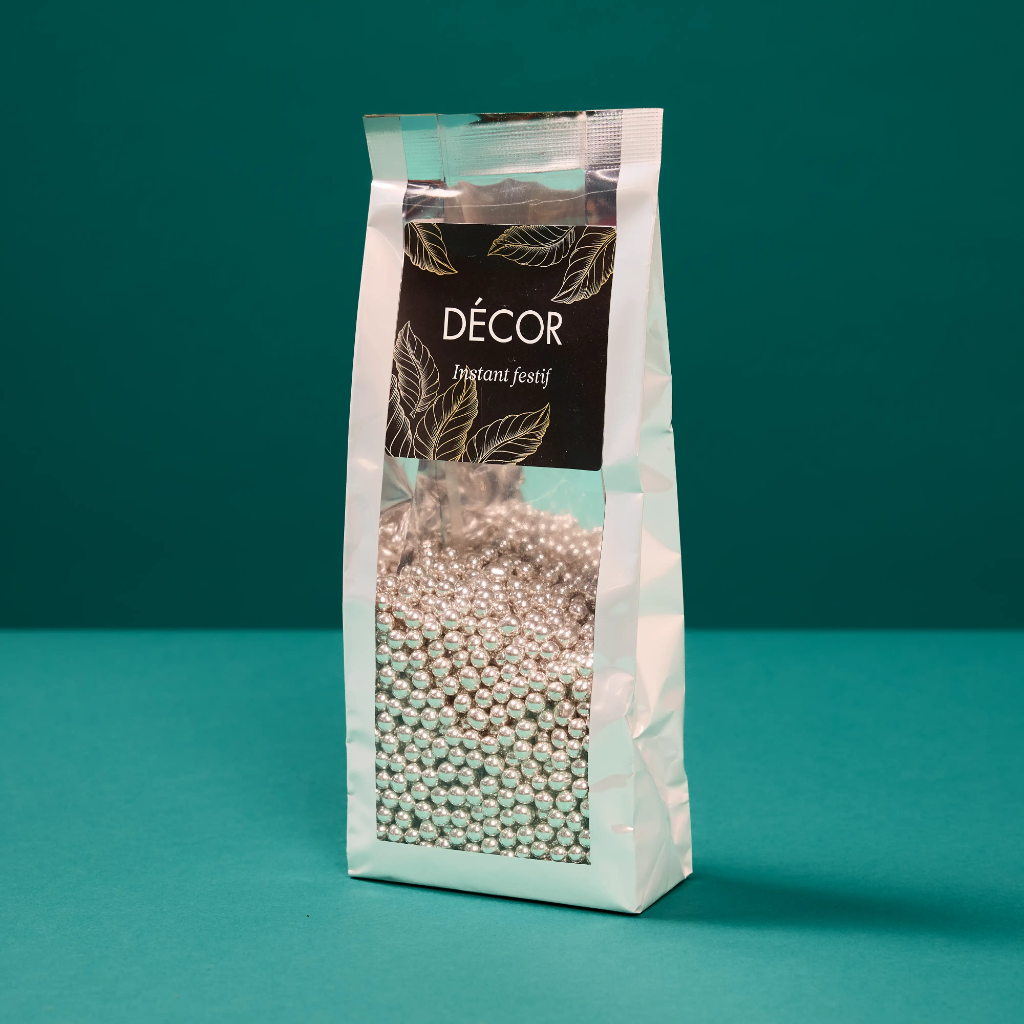 Boules argentees  Pecou   6 mm  250g Pecou