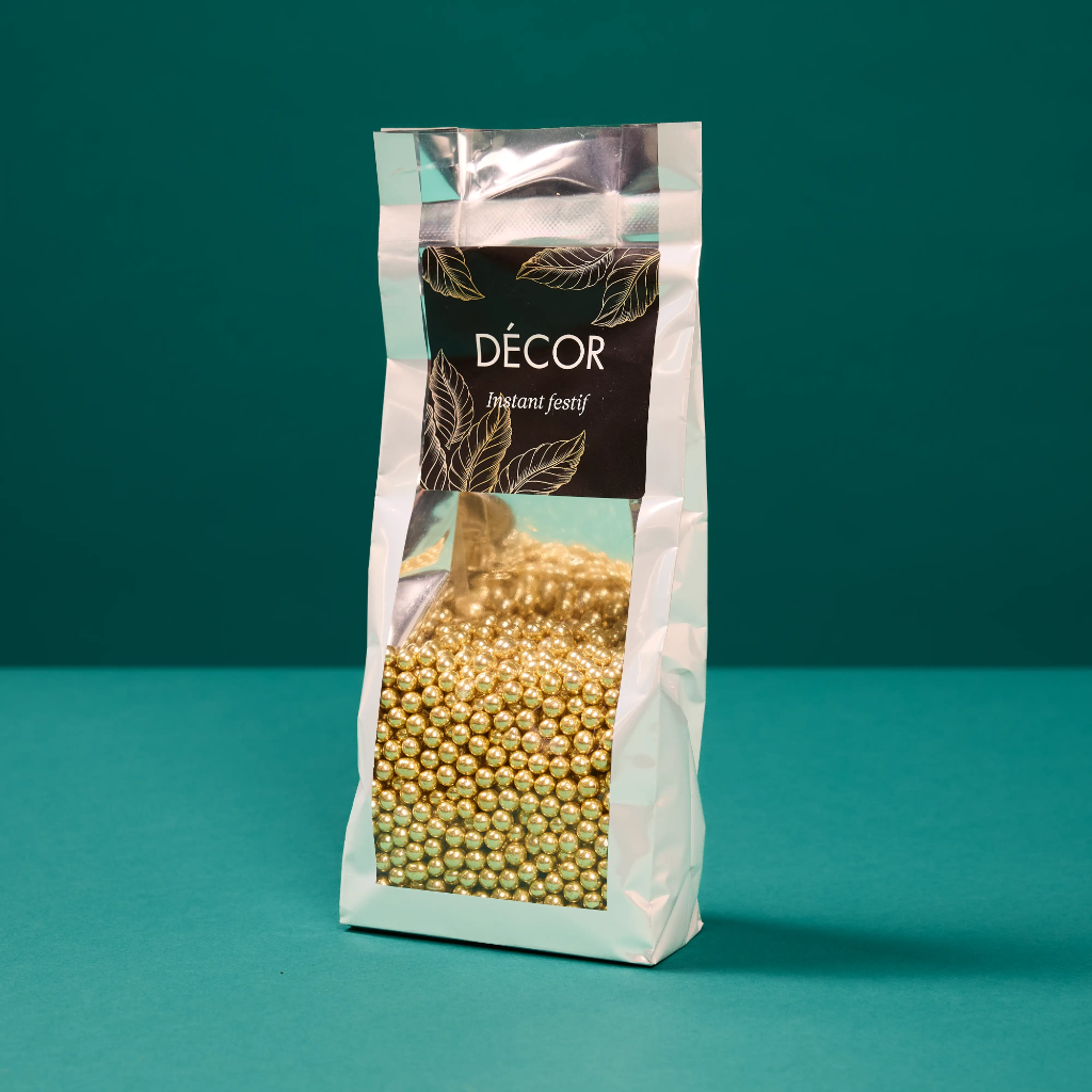 Boules dorées 6 mm  250g   Pecou