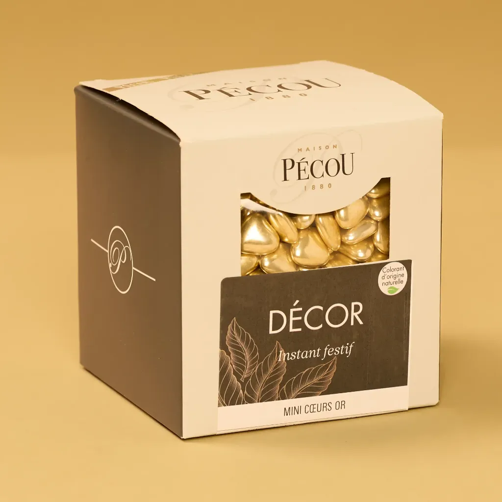 Mini gold heart 70% cocoa 500g pecou