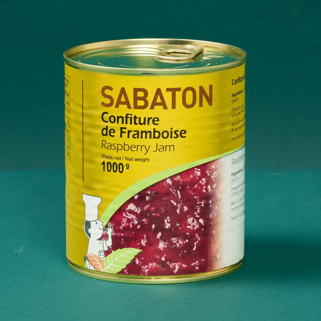 Confiture de framboise 4/4 1kg sabaton