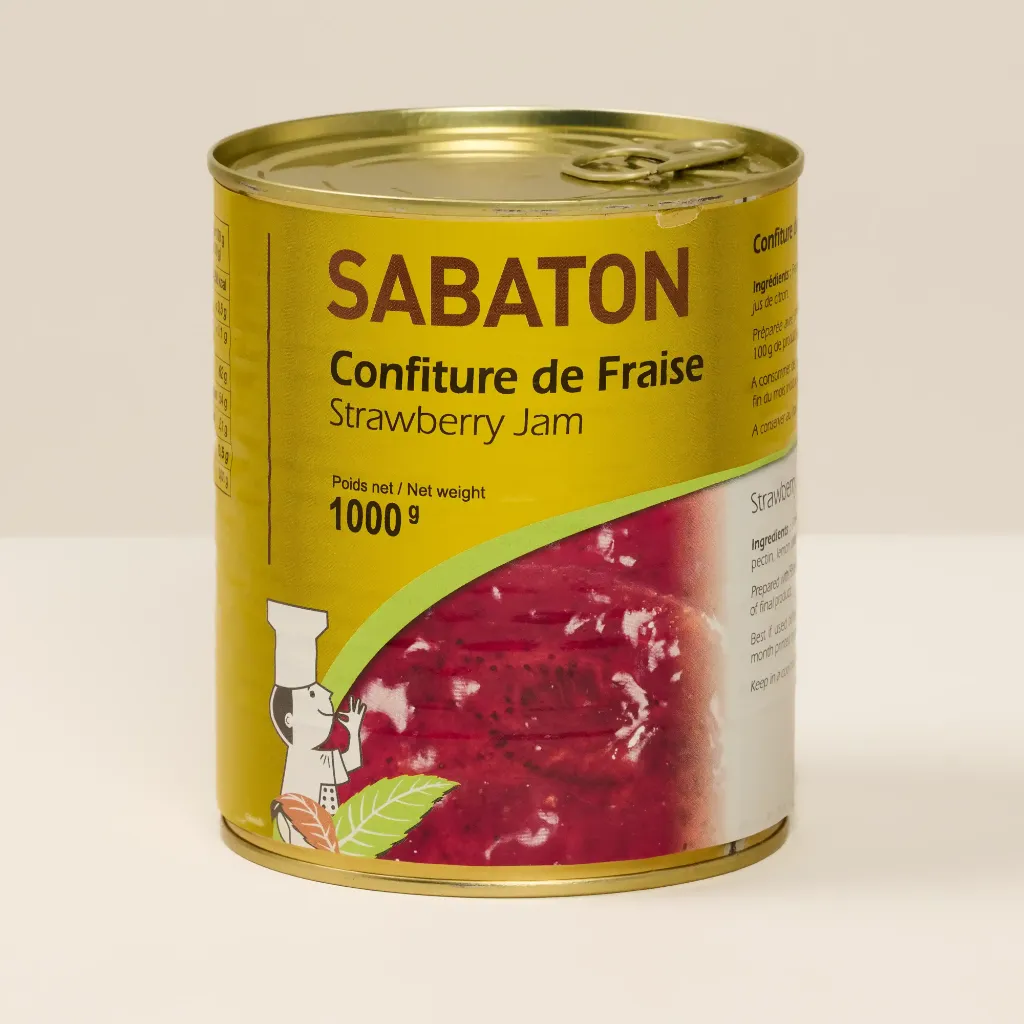 Confiture de fraise 4/4 1kg sabaton