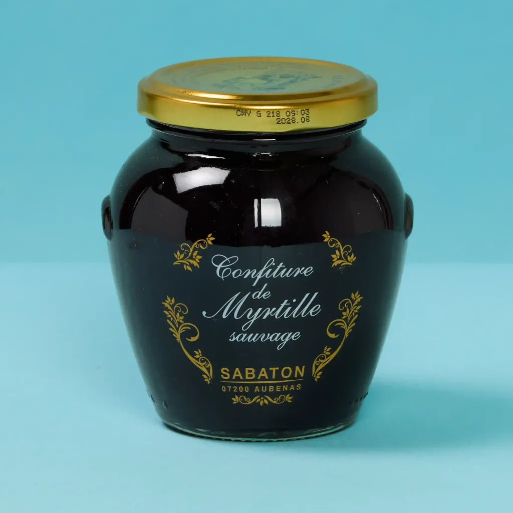 Confiture de myrtille bocal 350g sabaton