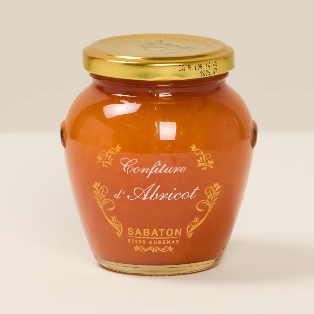 Confiture d'abricot bocal 350g sabaton