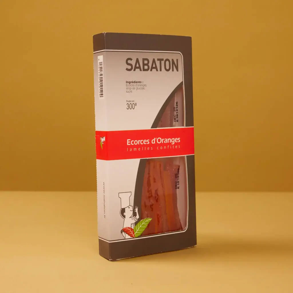Candied orange peel strips 300g sabaton